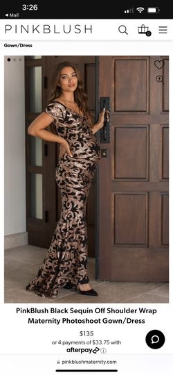 Pink Blush Maternity Dress
