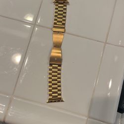 Men’s Gold Apple Watch Band 