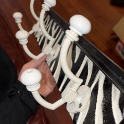 Perchero de Pared Estampado Zebra 🦓  Zebra Print Wall Hook 🦓