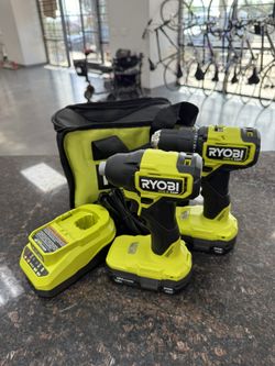 Ryobi Drill Set