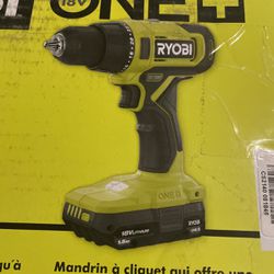 Ryobi 18 V 1/2” Drill/ Driver Kit