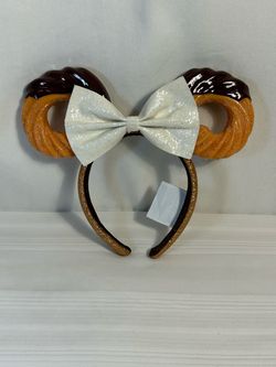 Disney chocolate dipped churro ￼Mickey ears