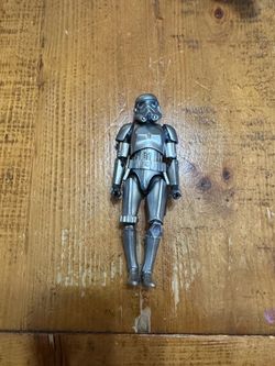 CHROME STORM TROOPER BLACK SERIES FIGURE