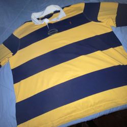 Polo Ralph Lauren Yellow Blue Shirt