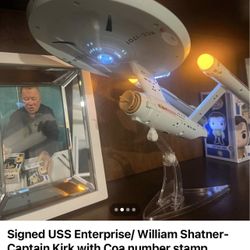 Star Trek Signed Enterprise Authentication JSA