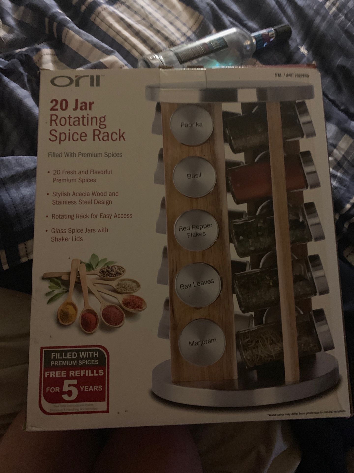 Brand new ORll 20 Jar Rotating Spice Rack