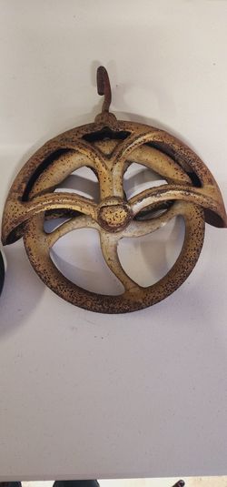 Vintage Steel Pulley