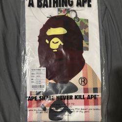 A Bathing Ape T Shirt White Small