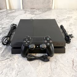 Ps4 500GB Console with Controller and Cords 
