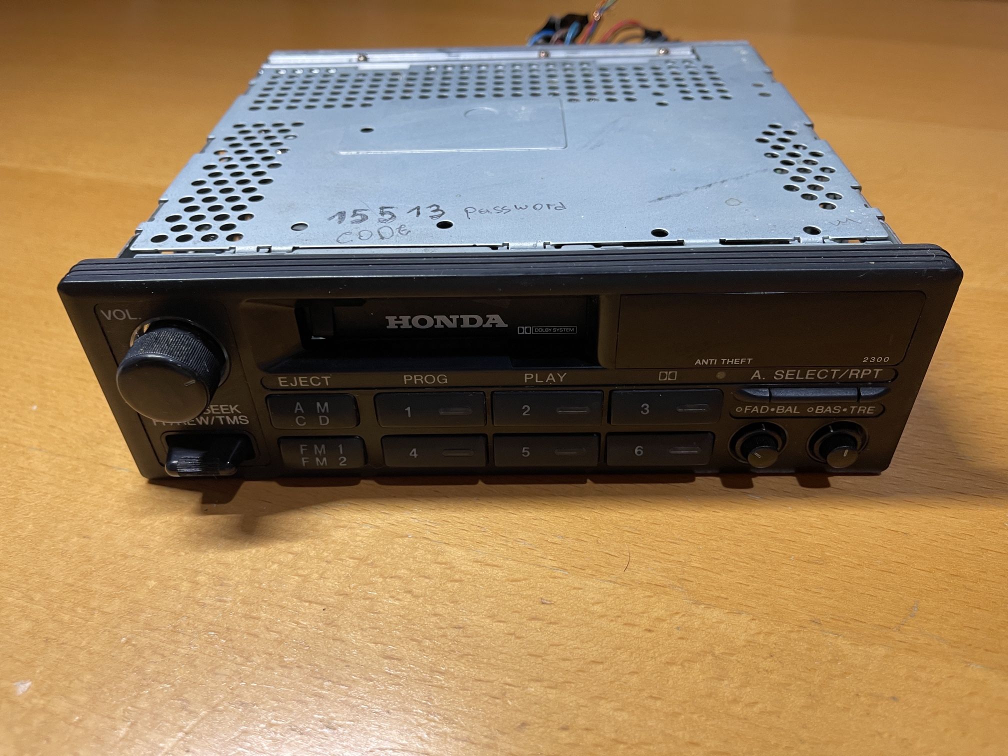 Honda AM FM Radio Cassette Deck