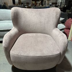 Mid-Century Modern Velvet Wingback Accent Chair with Birch Legs(Pinkish Purple)💰160$  Decatur Location  2272 Lawrenceville Hwy Decatur, Georgia 30033