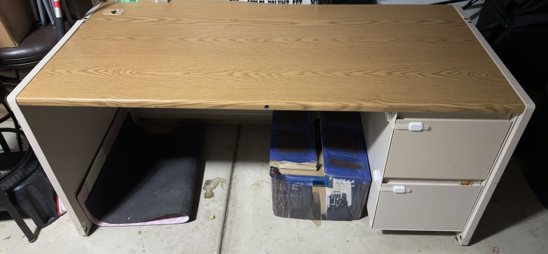 Custom-made Office Desk w/ Drawers