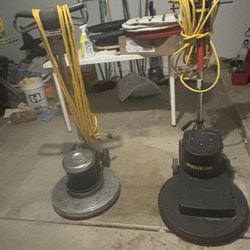 Floor Machine Pacesetter 20HD & Waxie 1500 Floor Cleaning Machine + Brush Kits & Pads 