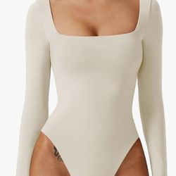 3X$10 Medium Long Sleeve Bodysuits 