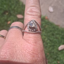 Sterling Silver Cz Ring