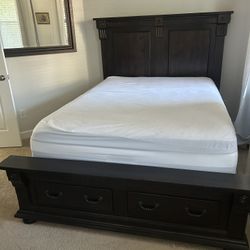 Queen Bed Frame With Mattress And Mirror