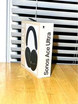 Sonos Ace-Ultra (Black) second generation headphones Brand New Sealed Includes Warranty