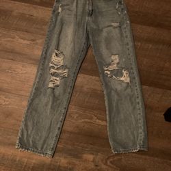 Women Denim ripped Pants Size 26/2