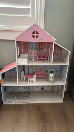 Large wood doll house