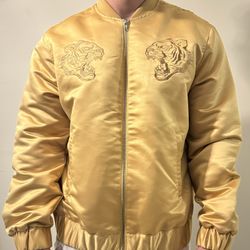 Gold Satin Jacket  for  Men ( Chaqueta dorada de Hombre)