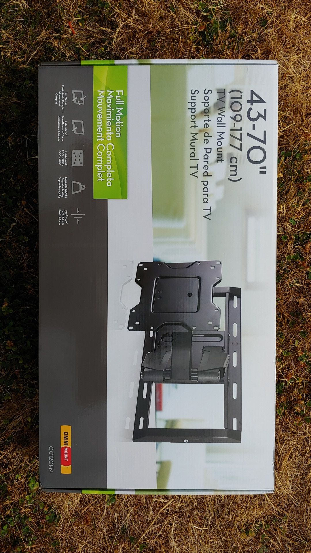 Omni mount full motion TV wall mount 43 to 70 inch