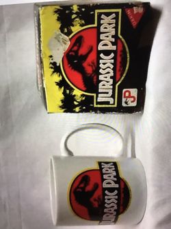 1992 dakine inc, jurassic park coffee mugg