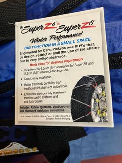 Snow Chains For Tires Z6 Z8
