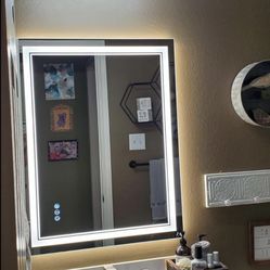 32 X 24 Led Bathroom Mirror With Defogger