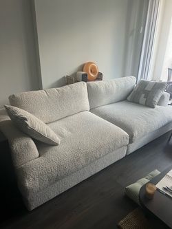 White cream sofa moving sale