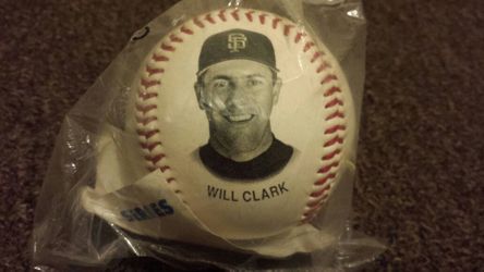 Will Clark Photo ball (Chevron 1994 Promo)