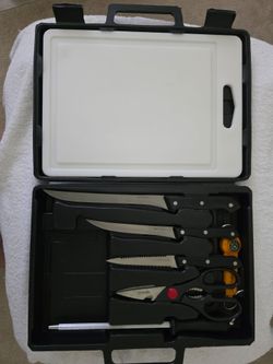 Knife set w/case