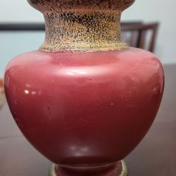 Exquisite Red Art Pottery Vase