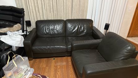 Black Leather sofa