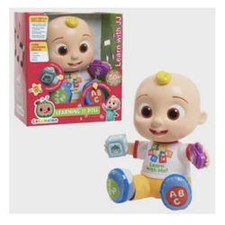 NEW Cocomelon Interactive Learning JJ Doll with Lights Sounds and Music 
