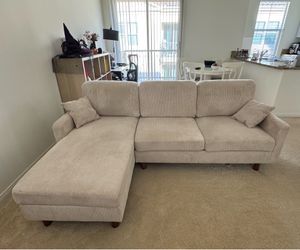 L-Shaped Sectional Sofa with Chaise