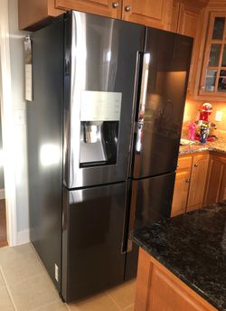 Samsung Flex 4-Door Refrigerator in Black Stainless Steel