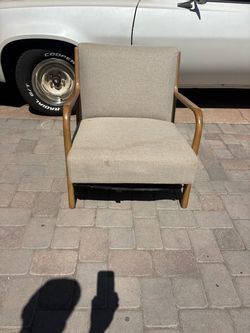 INK+IVY Novak Mid-Century Modern Lounge Chair – Solid Wood Frame – $125