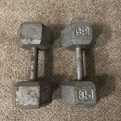 35 Pound Dumbbell Set