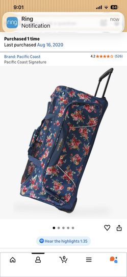 32” Pacific Coast Rolling Duffel Bag