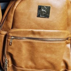 Sole Premise Brown Leather Back Pack