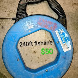 240ft Fishline-used-electrical Conduit 