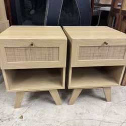 Pair Of MODWAY SOMA 1-DRAWER NIGHTSTANDS - Originally $250