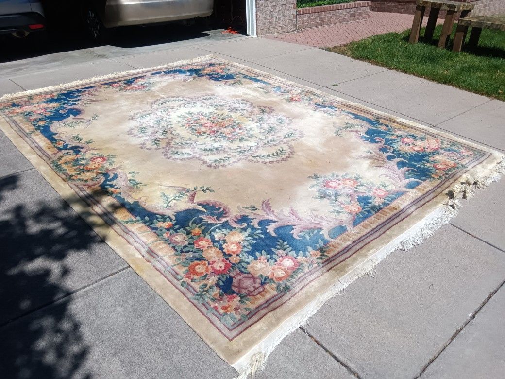 Orient Teppich Chinese Area Rug Carpet HUGE 9' x 12'