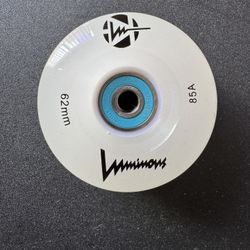 Luminous LED QUAD WHEELS - WHITE GLOW Rollerskates