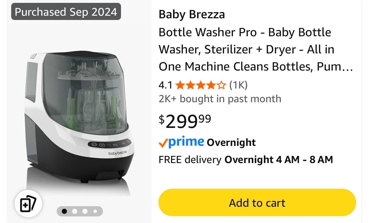 Baby Breeza bottle washer Pro
