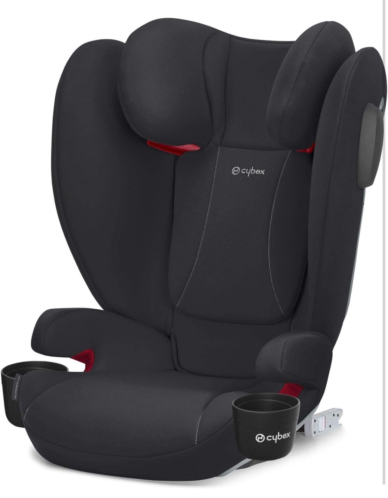Cybex Solution B2 Fix+ Lux High Back Booster Seat, Lightweight, Secure Latch Installation, Linear Side Impact Protection, Reclining 12 Position Height