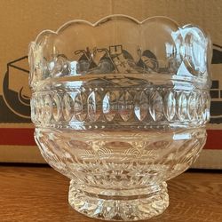 Antique Pressed Glass Footed Bowl — EAPG Era