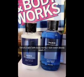 Set of 2 lotion &body wash.!! Bath body works.! $22