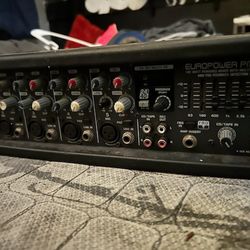 Ultra-Compact 180W 5-Channel Powered Mixer with Multi-FX Processor and FBQ Feedback Detection System