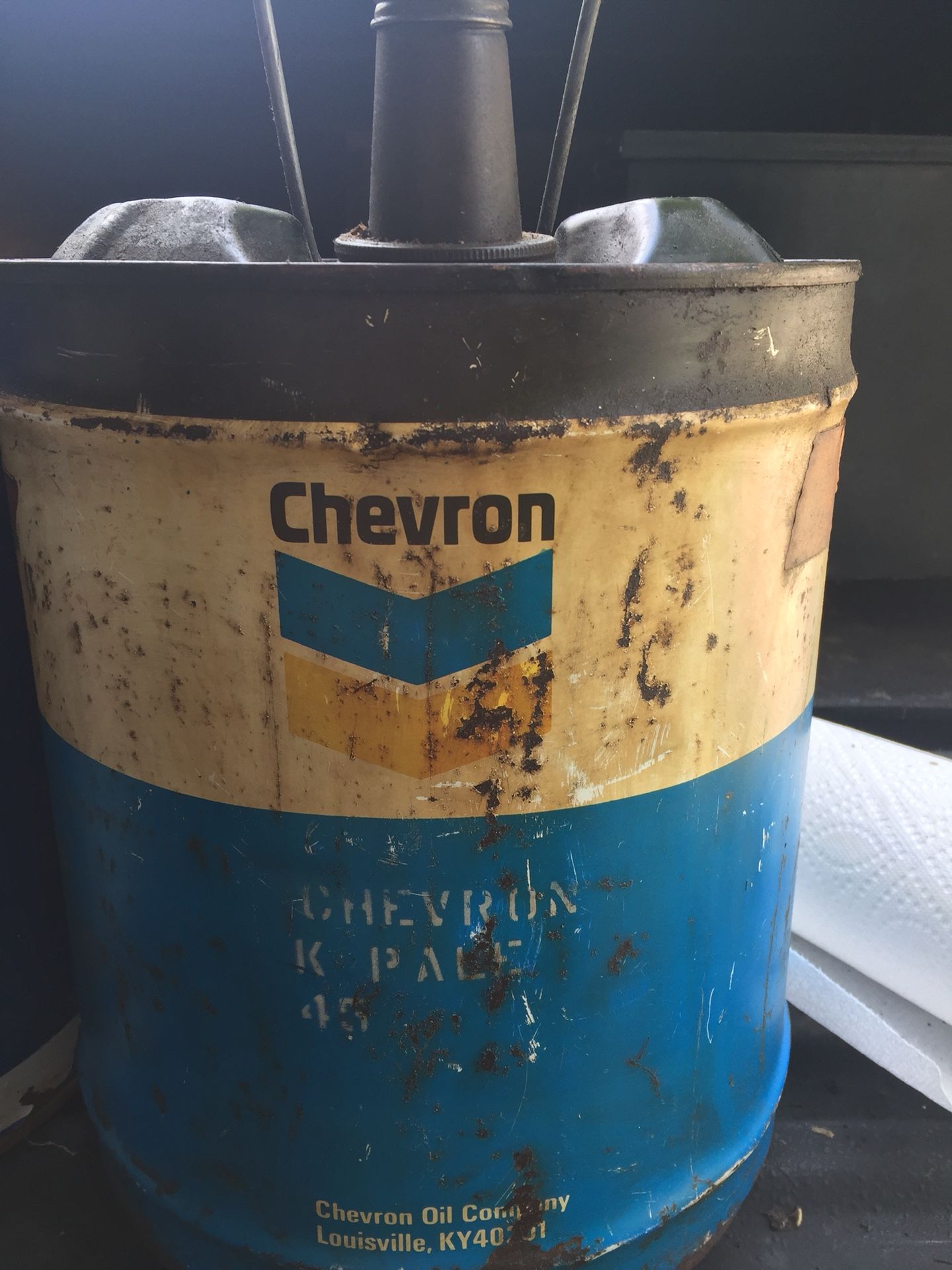 Vintage oil/kerosene cans